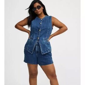 Torrid Blue Denim Vest